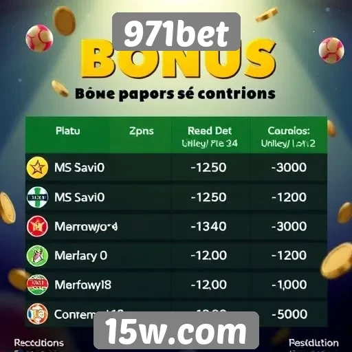 Comparação de bônus entre plataformas de jogos